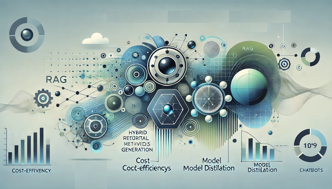 Scaling RAG Chatbots Cost-Effectively: Hybrid Retrieval and Model Distillation